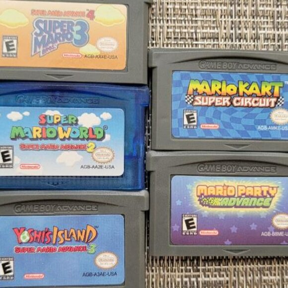 Mario GBA games